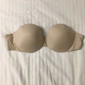 Victoria’s Secret Strapless Beige Tan Bra